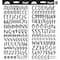 Doodlebug Design Inc.™ Abigail™ Font Alpha Cardstock Stickers